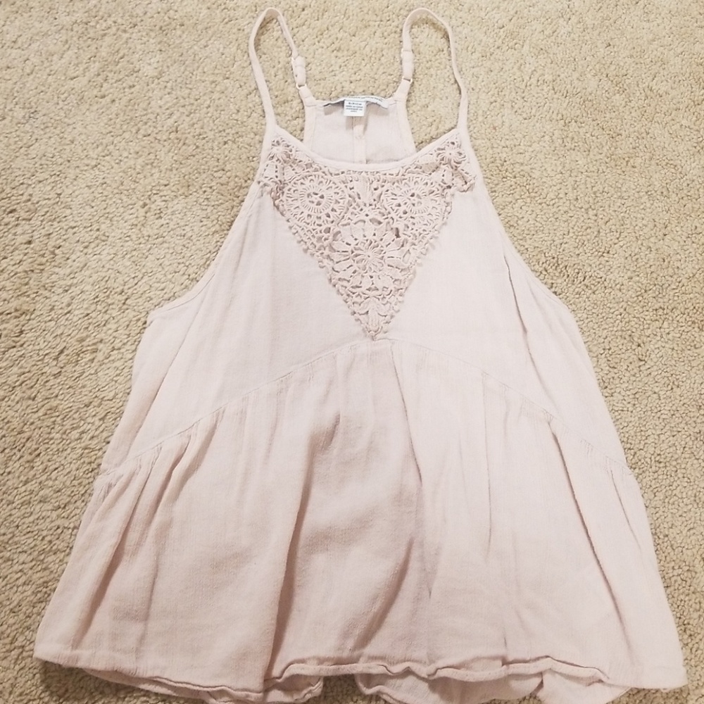 Pink AEO tank top